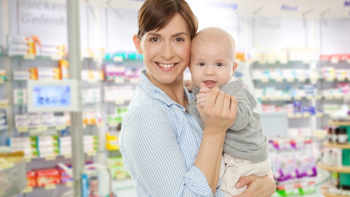 Erkältung bei Babys: Hilfe aus der Apotheke