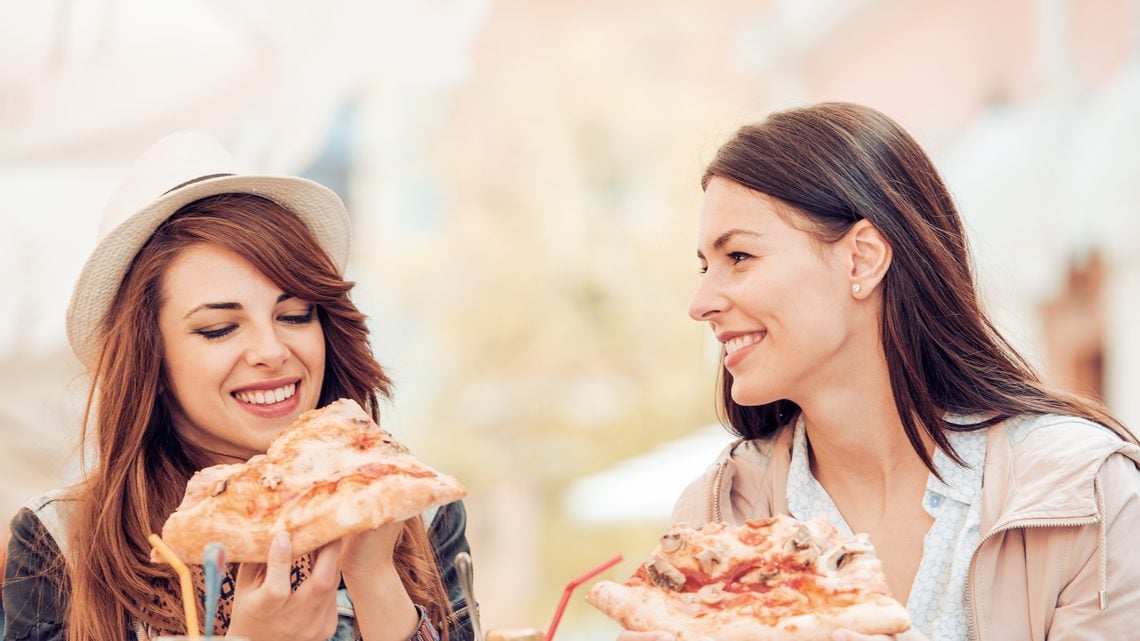 Menschen, die sich unausgewogen ernähren