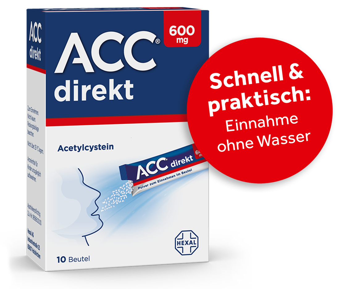 ACC<sup>&reg;</sup> direkt<br /> Der Hustenlöser als Direkt-Pulver