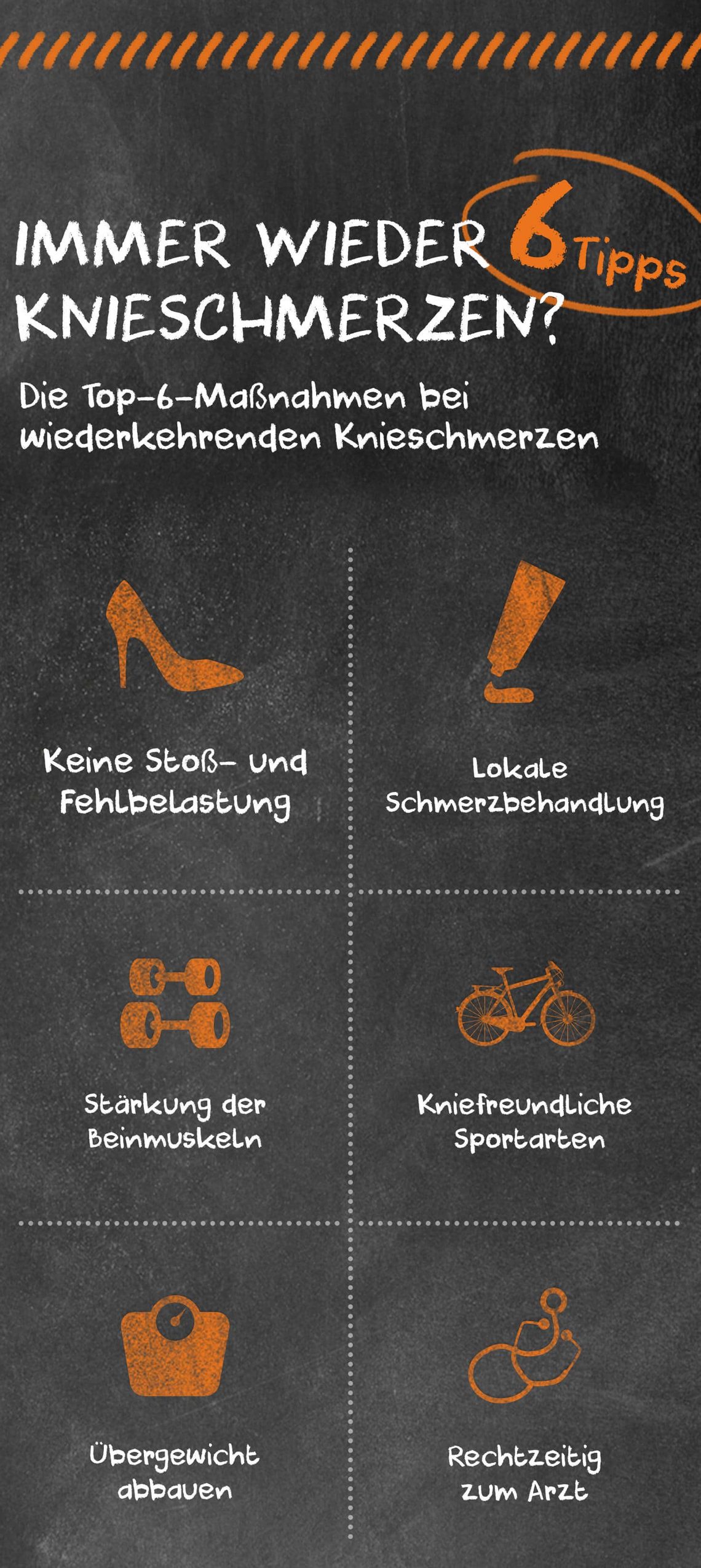 6 Tipps bei Knieschmerzen