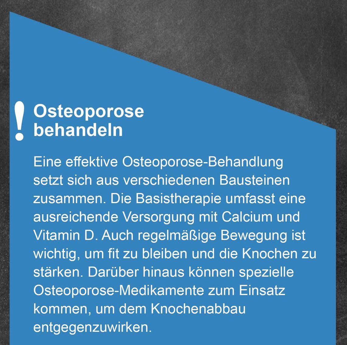 Osteoporose: Steckbrief