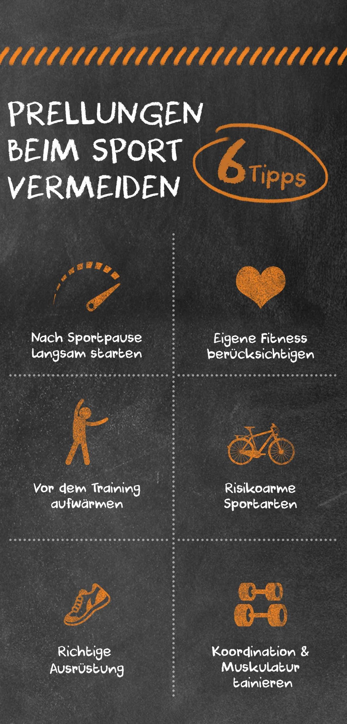 Prellungen: Infografik