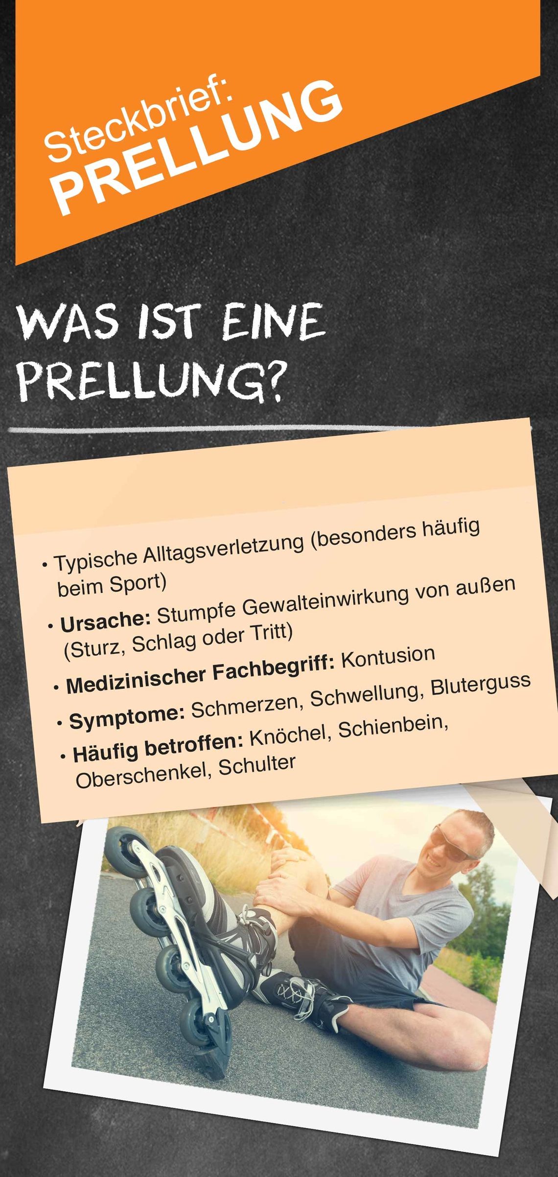 Prellungen: Infografik