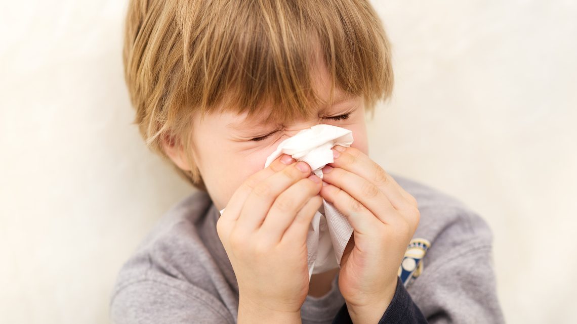Sinusitis bei Kindern behandeln